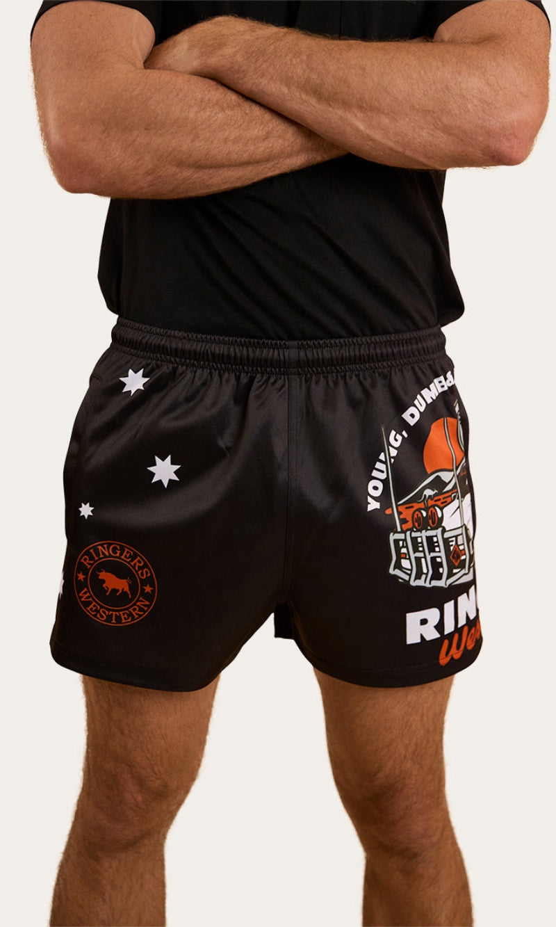 Young and Dumb Footy Short