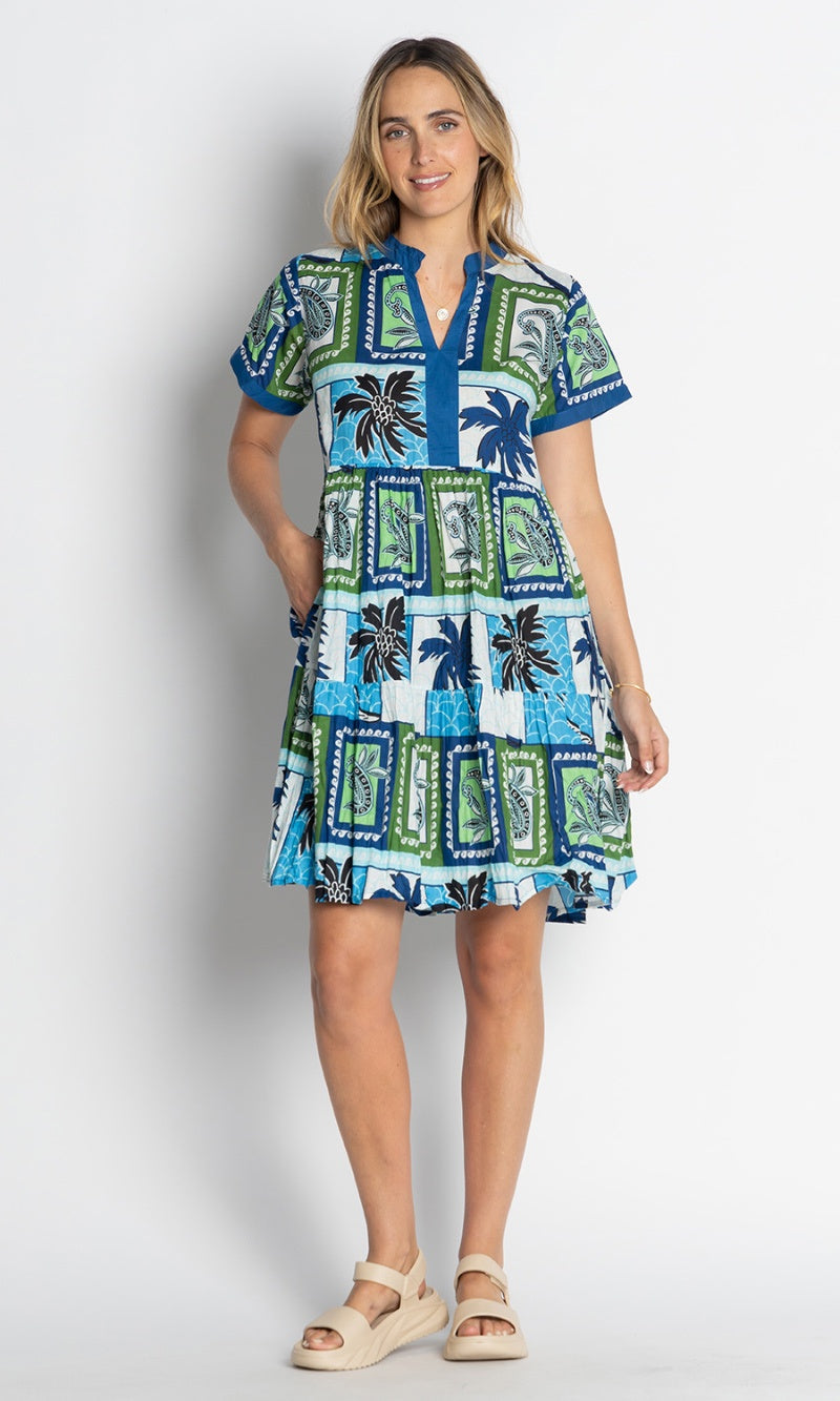 Cotton Tiered Dress Angelika, More Colours