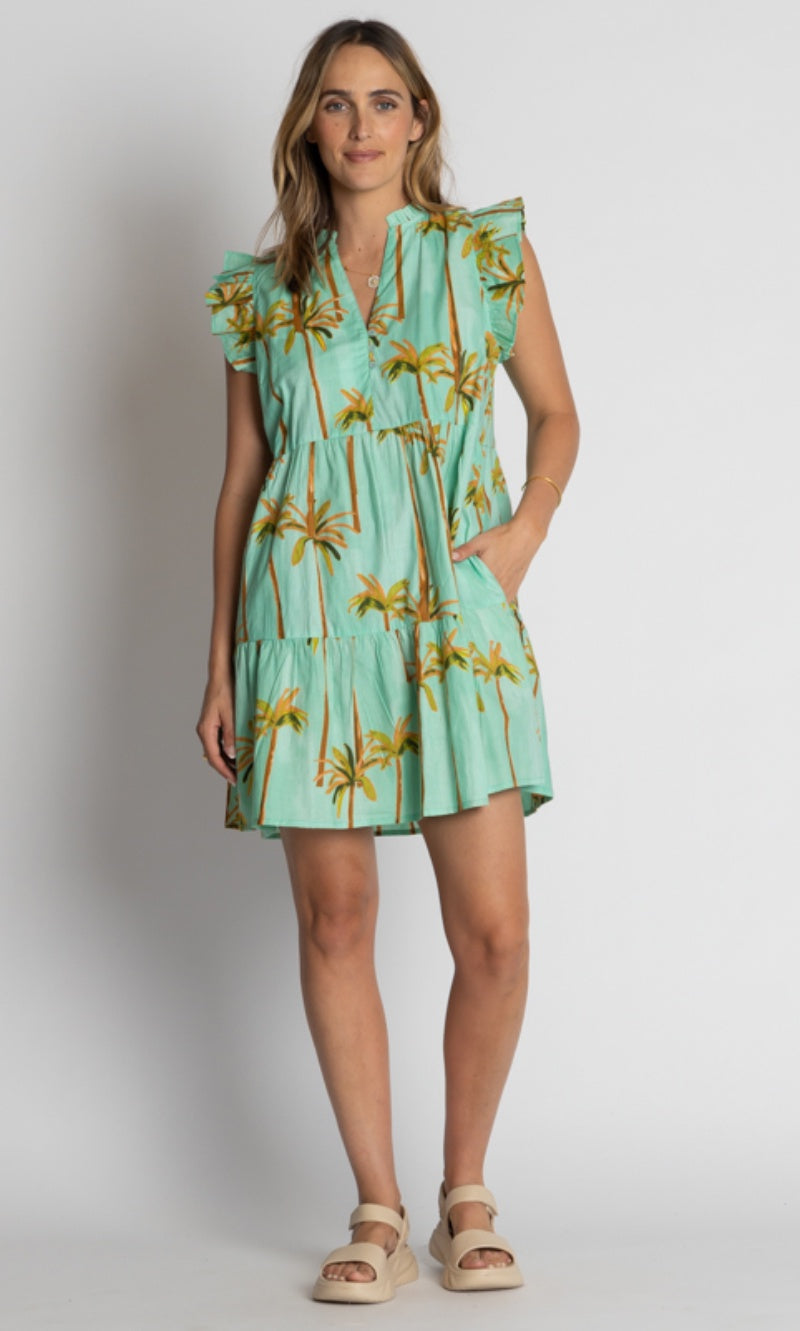 Cotton Dress Ruffle Badira, More Colours