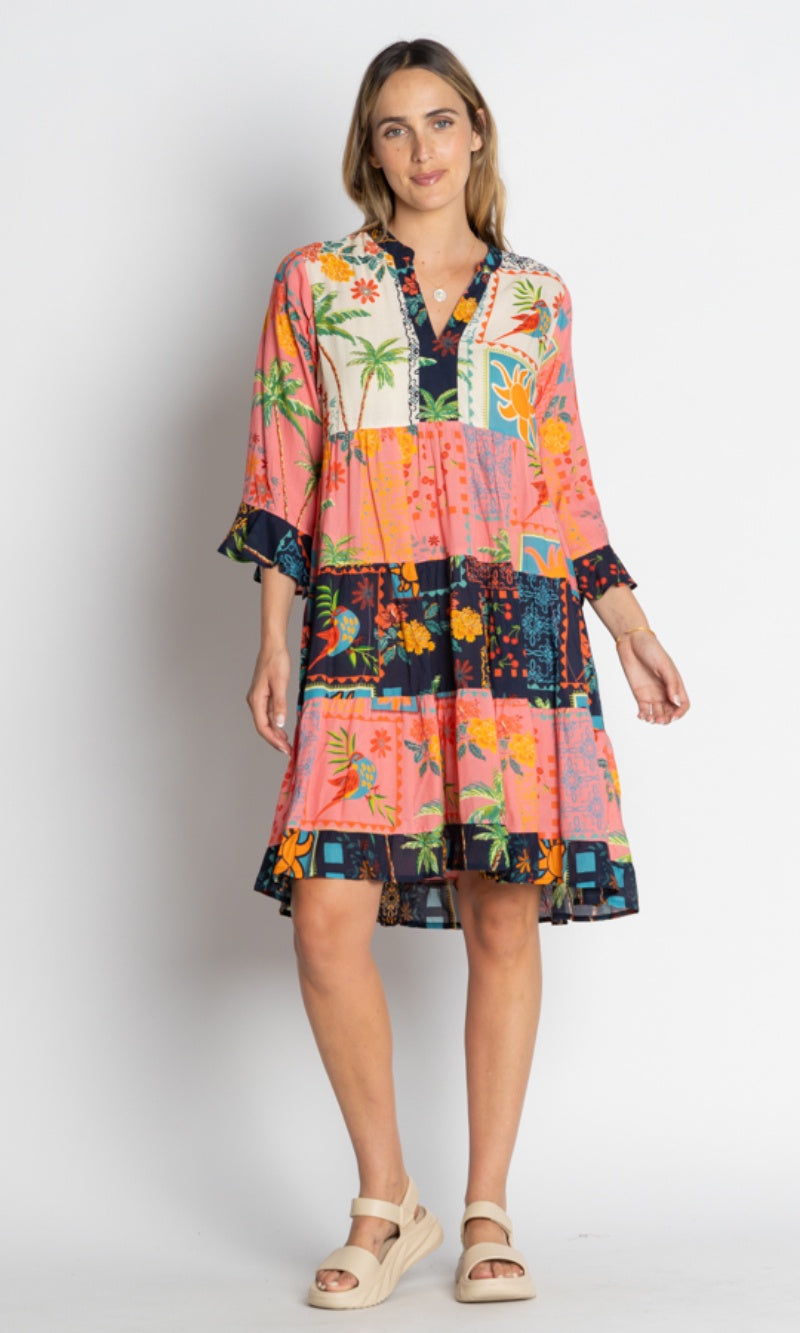 Viscose Tiered Dress Carina