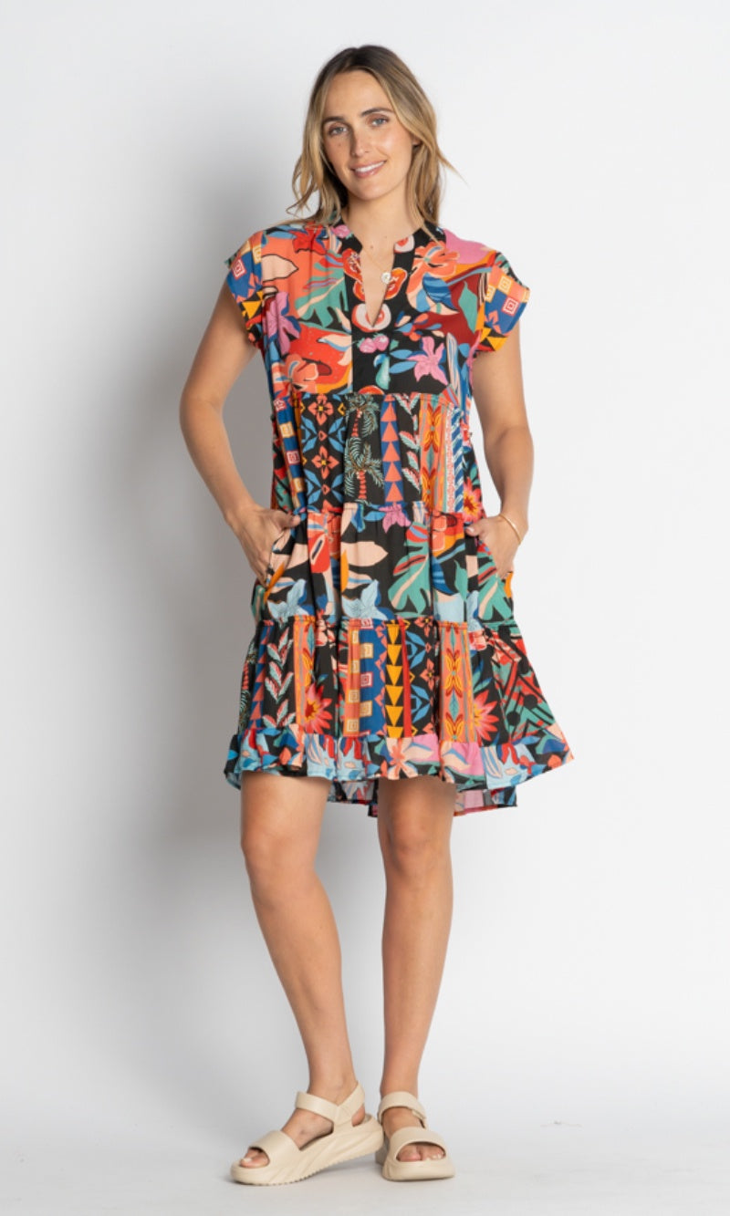 Viscose Tiered Dress Chabela