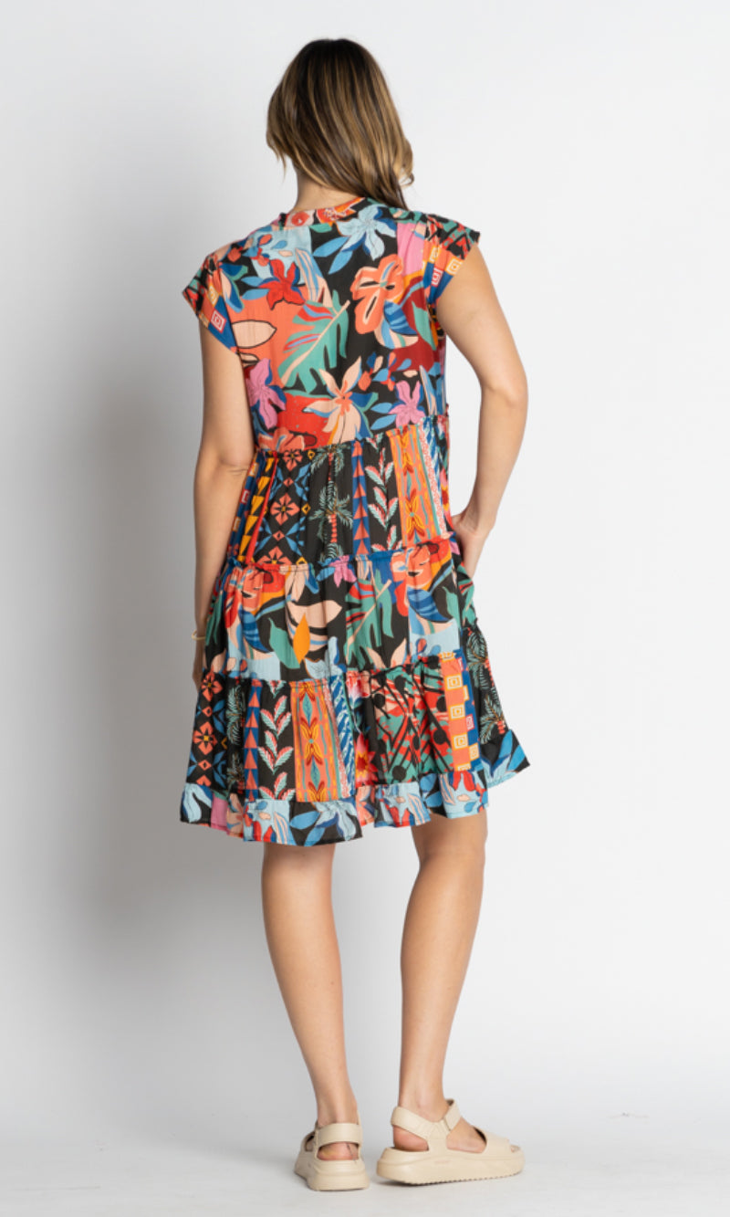 Viscose Tiered Dress Chabela