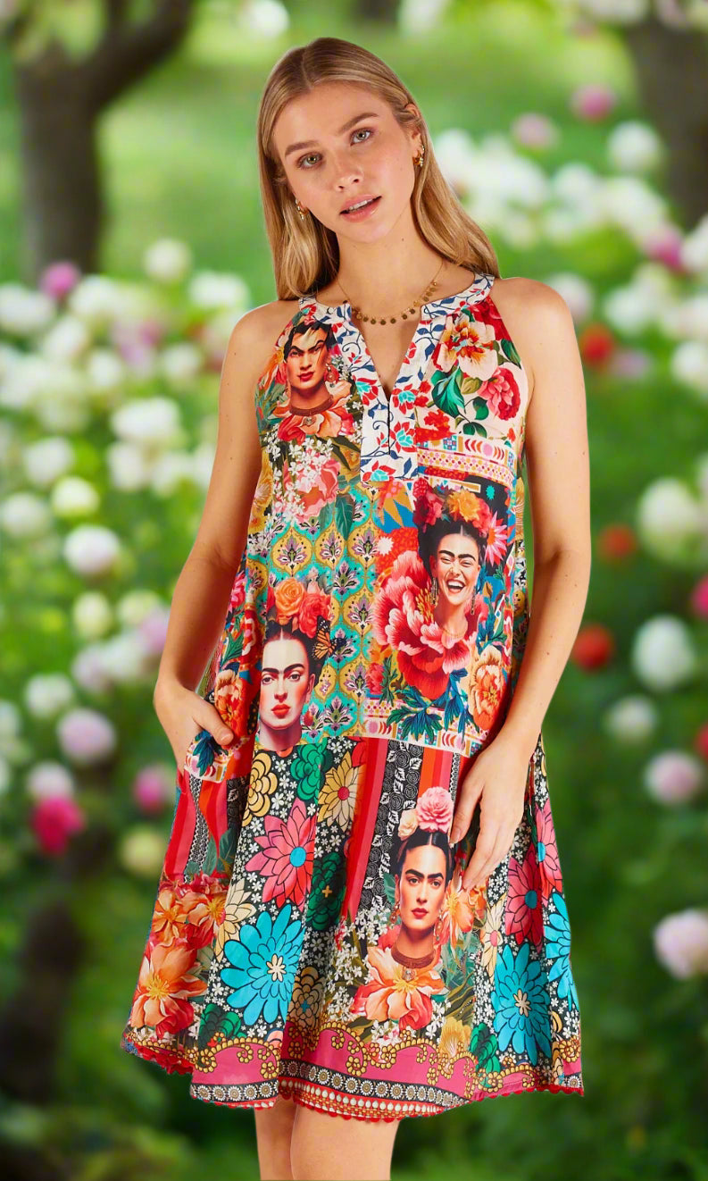 Rayon Swing Dress Frida, More Colours