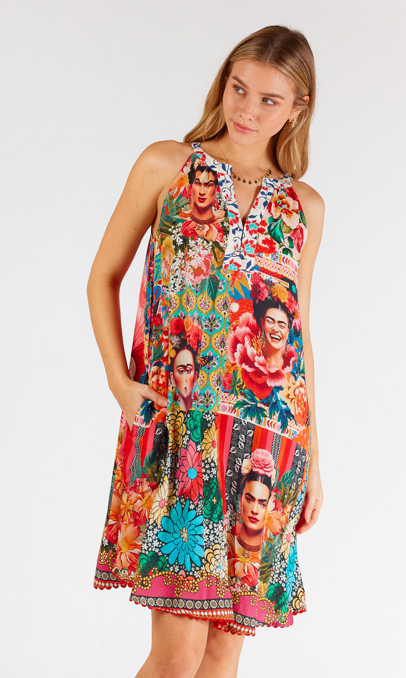 Rayon Swing Dress Frida, More Colours