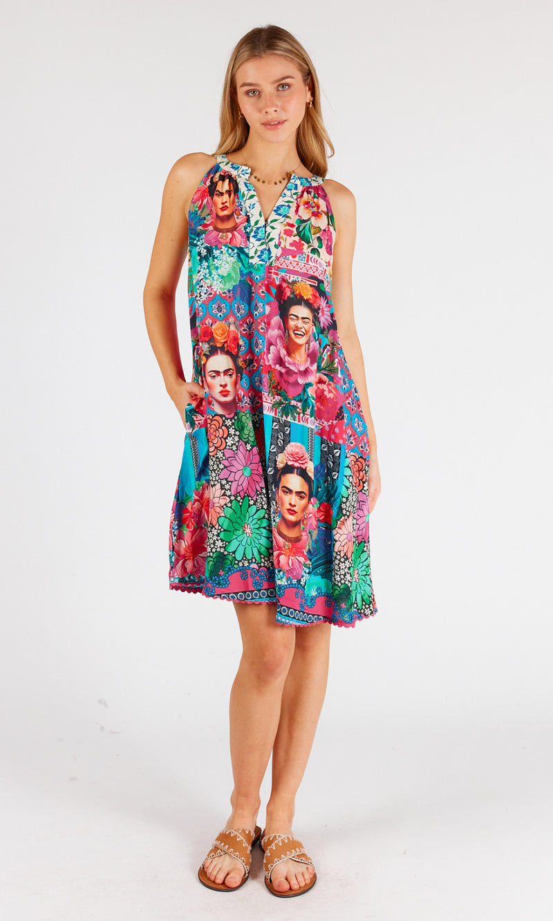 Rayon Swing Dress Frida, More Colours