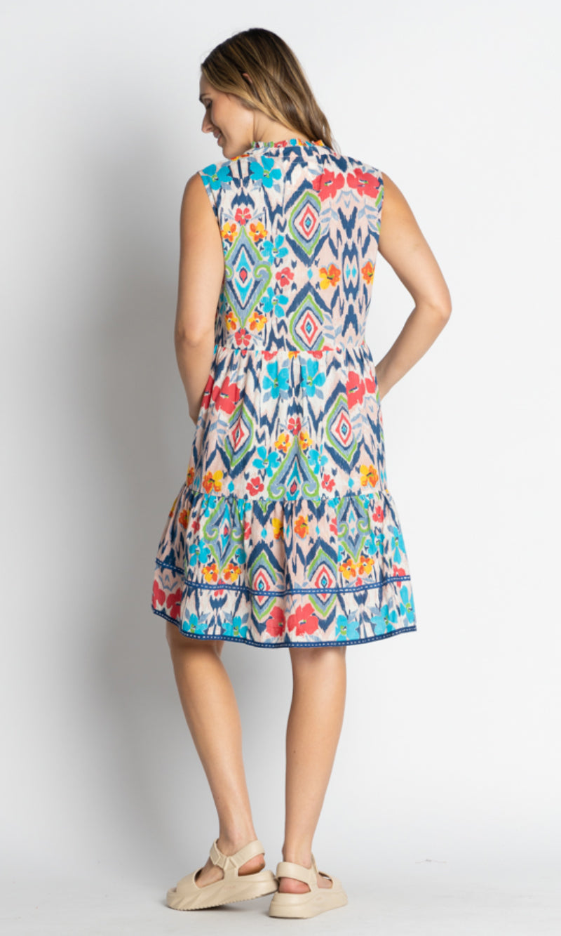 Cotton Sleeveless Dress Kabira