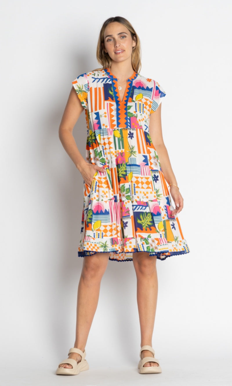 Viscose Tiered Dress Lyra