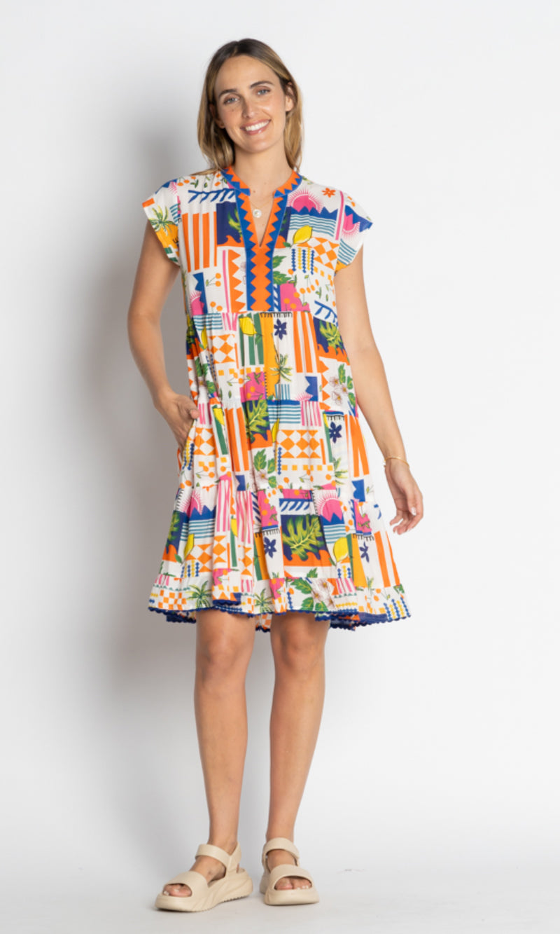 Viscose Tiered Dress Lyra