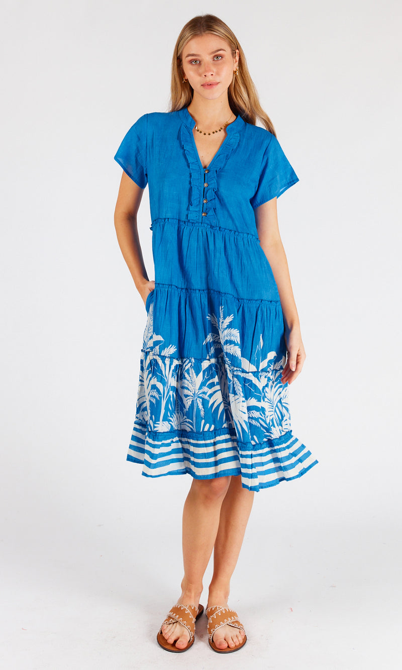 Cotton Tiered Dress Riley