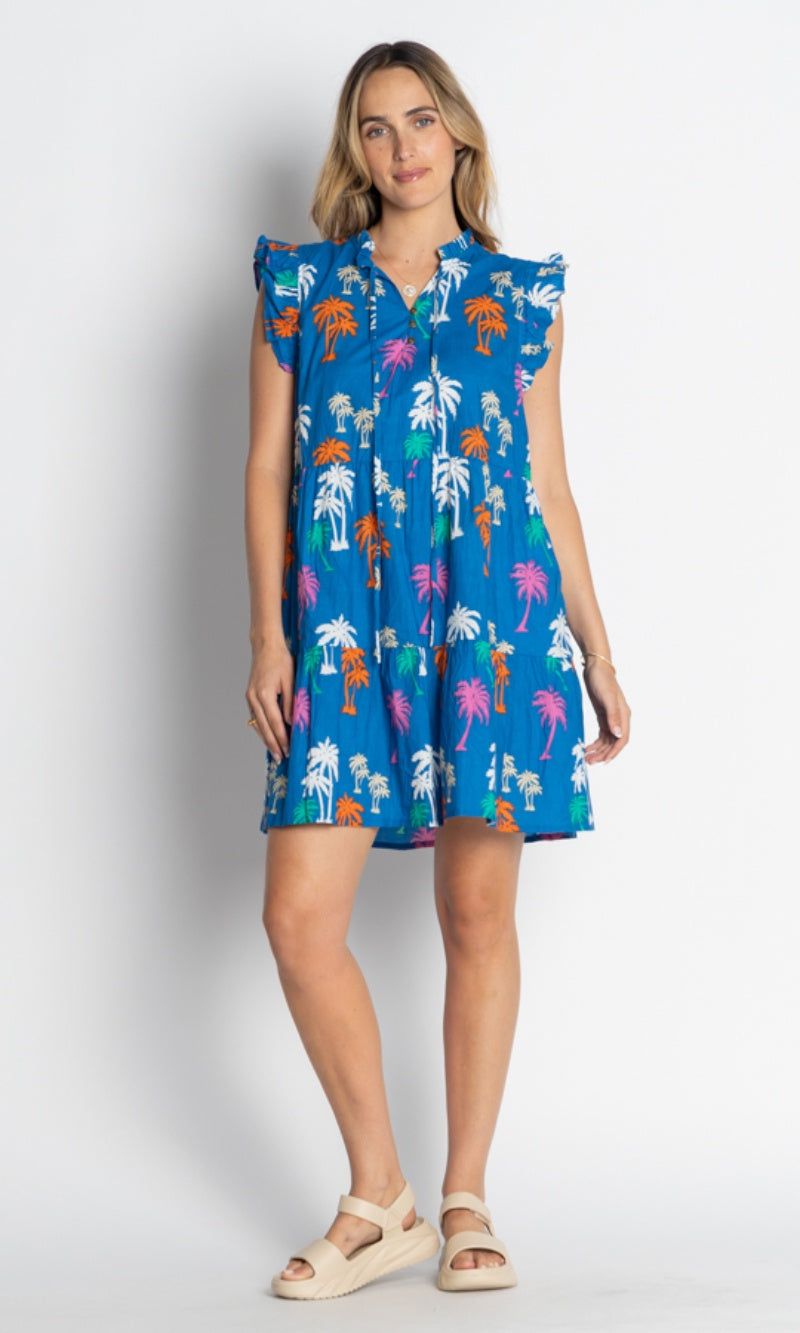 Dress Ruffle Shamira Navy