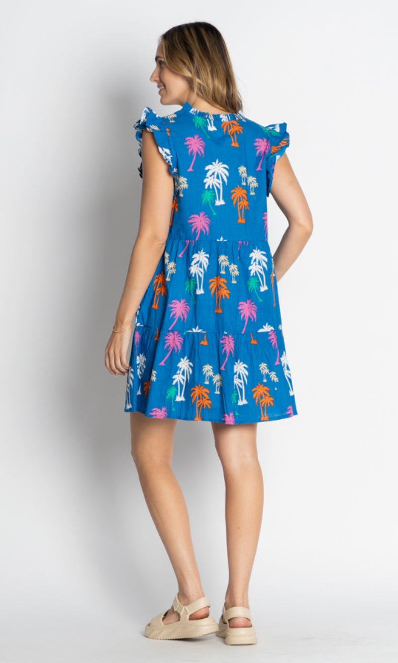 Dress Ruffle Shamira Navy