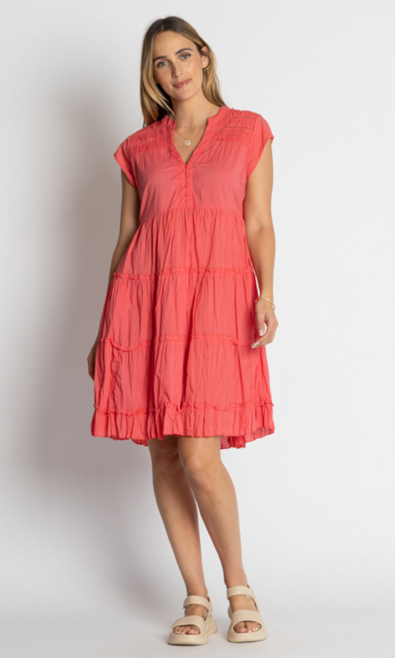 Cotton Tiered Dress Shayna, More Colours