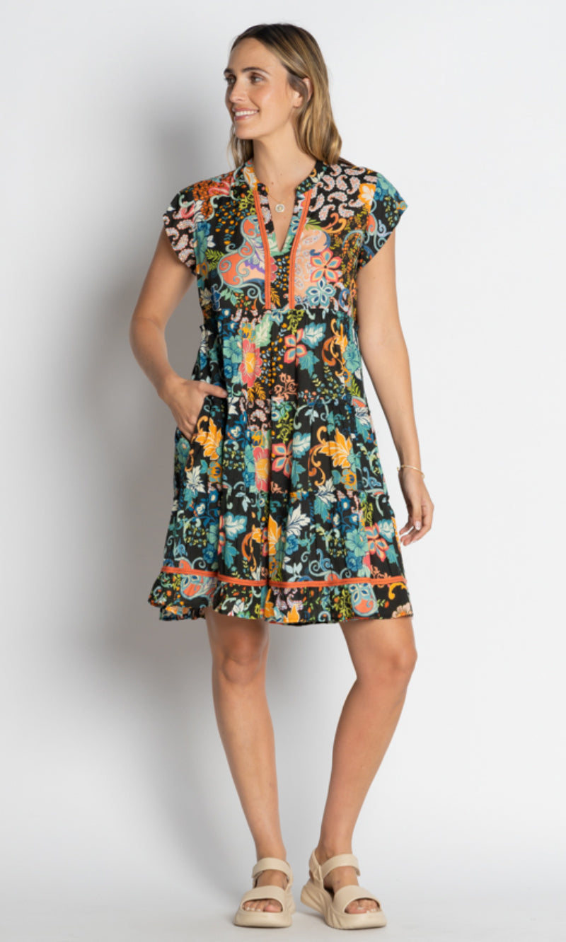 Viscose Tiered Dress Yara