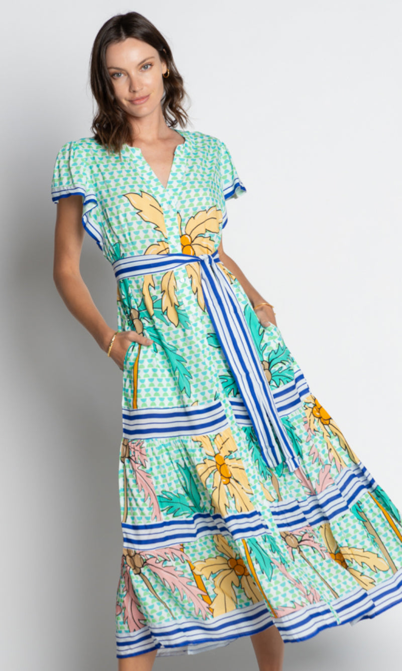 Viscose Midi Dress Aquila Mist – Azure Beach and Resort Wear Viscose Midi Dress Aquila Mist – Azure Beach and Resort Wear