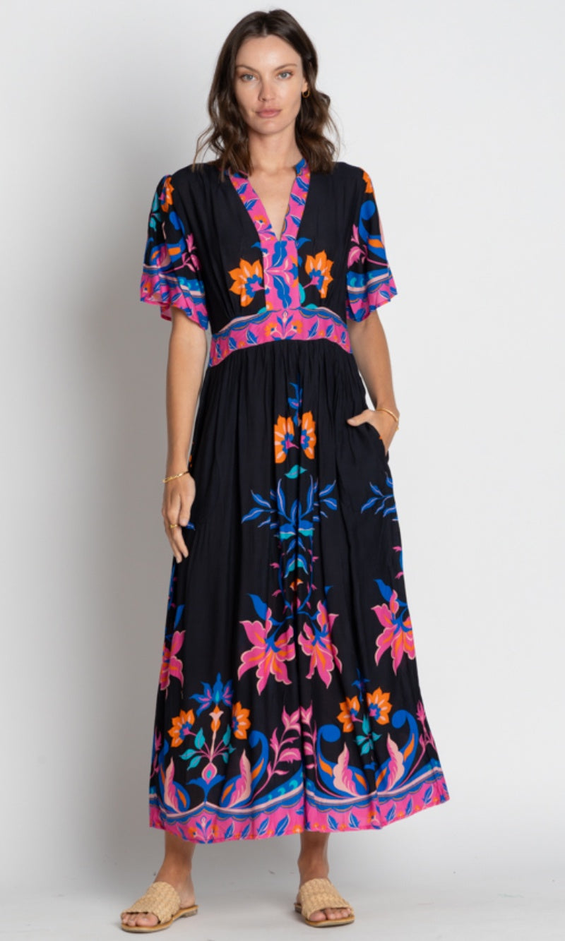 Viscose Modal Midi Dress Bahia Black