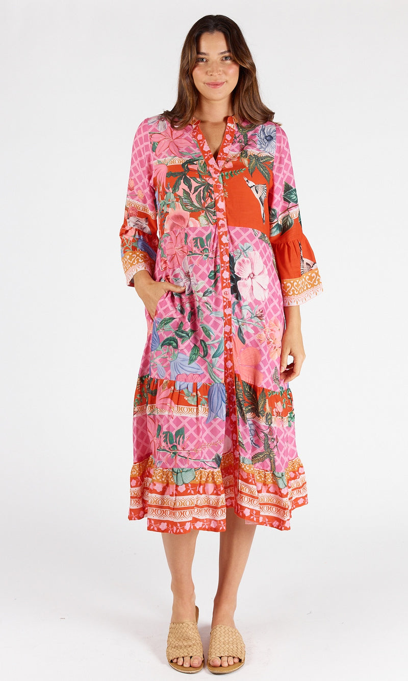 Viscose Midi Dress Belize, More Colours