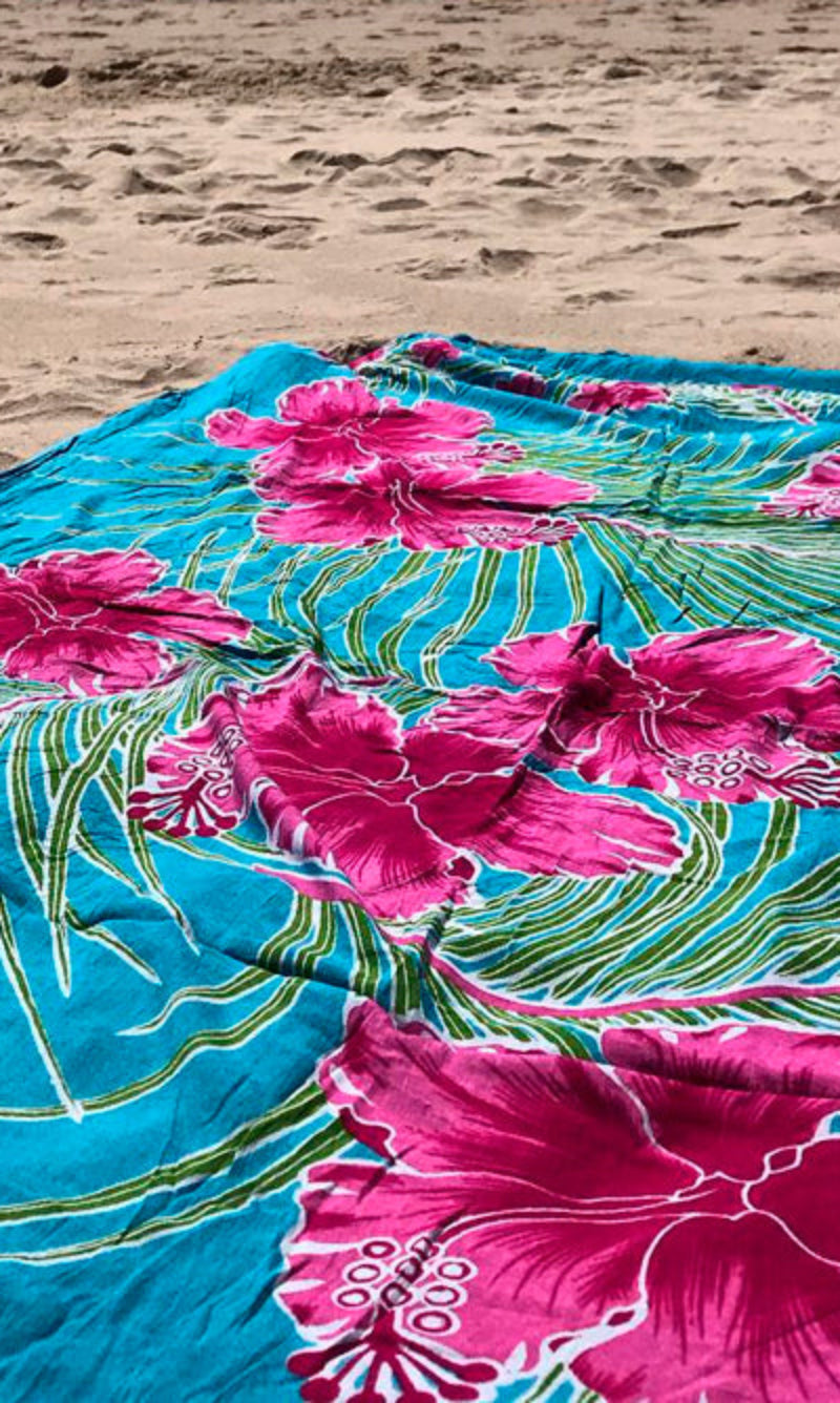 Rayon Sarong Floral Waikiki, More Colours