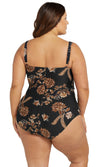 Chantique Raphael E / F Cup Underwire One Piece Swimsuit