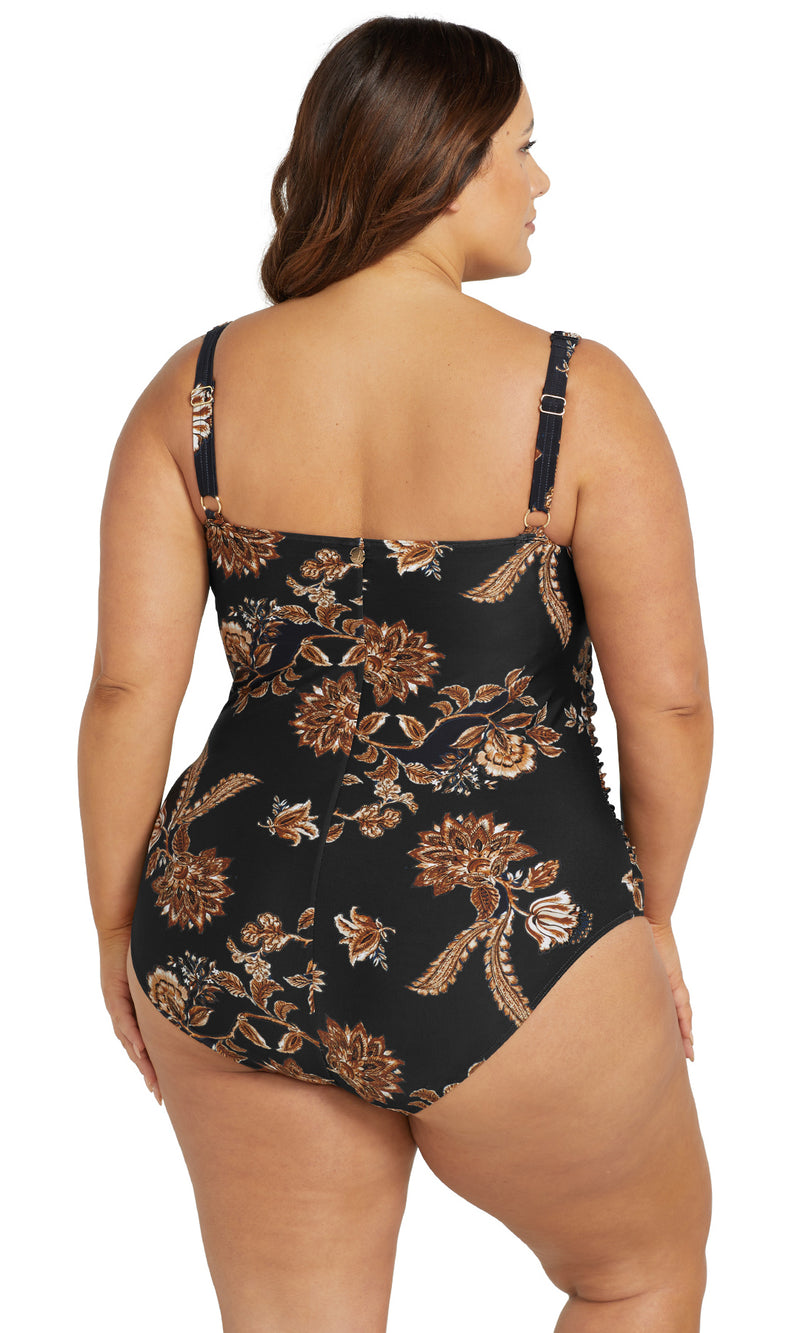 Chantique Raphael E / F Cup Underwire One Piece Swimsuit