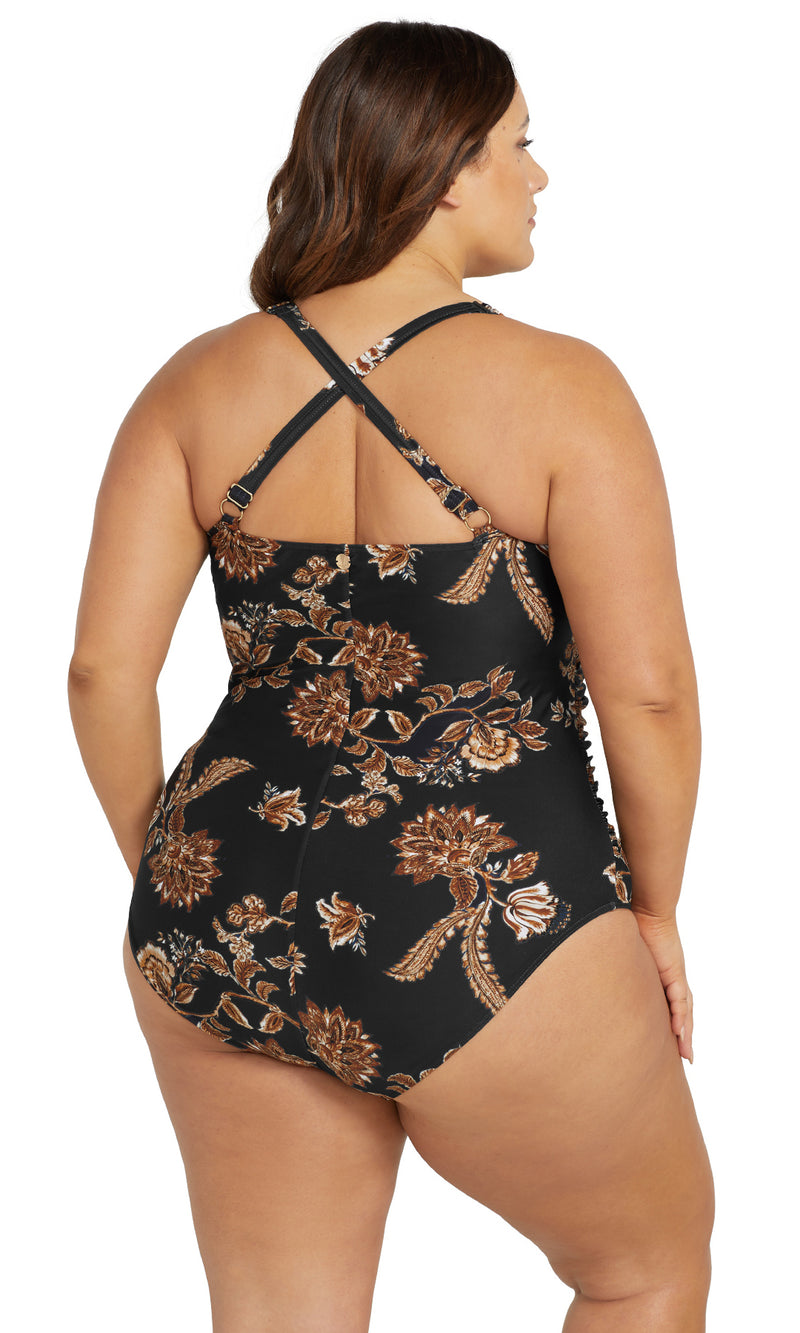 Chantique Raphael E / F Cup Underwire One Piece Swimsuit