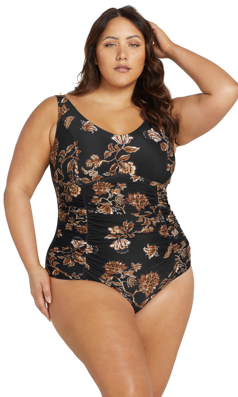 Chantique Raphael E / F Cup Underwire One Piece Swimsuit