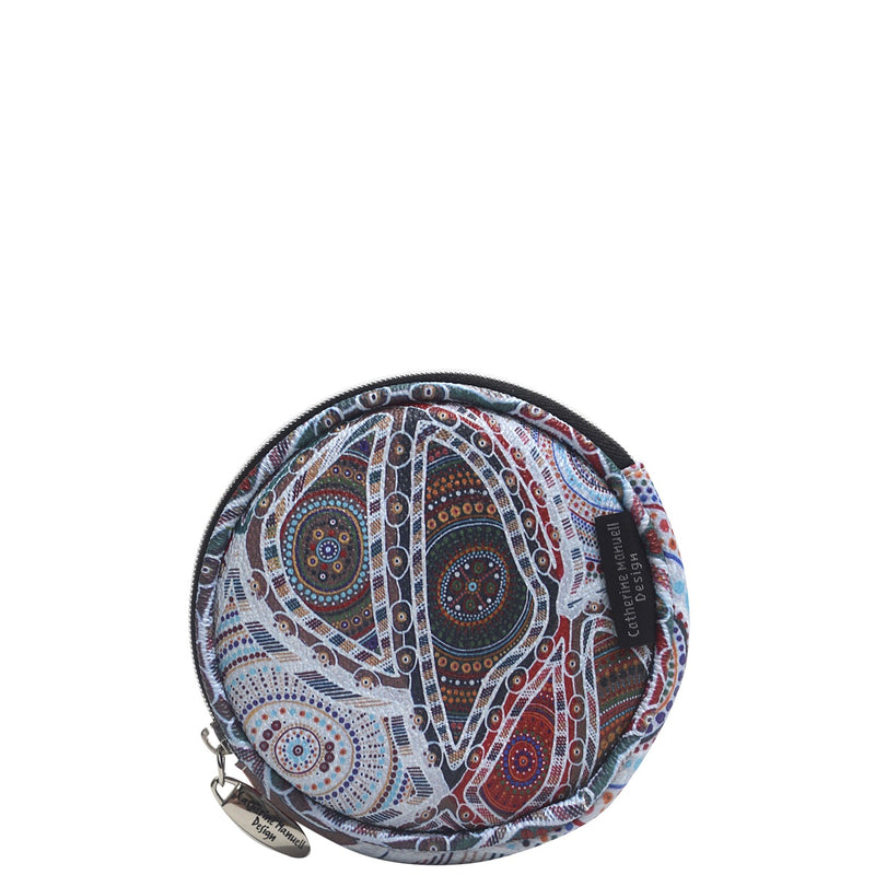 Aboriginal Art Full Moon Coin Purse Family Love