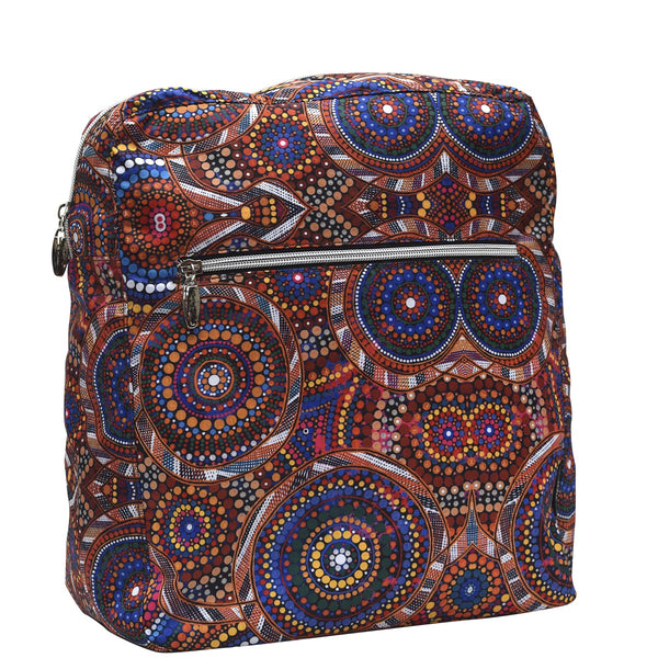 Aboriginal Art Ultralight Backpack Community Unity – Azure Beach and ...