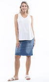 Cotton Denim Skirt Essentials, More Colour