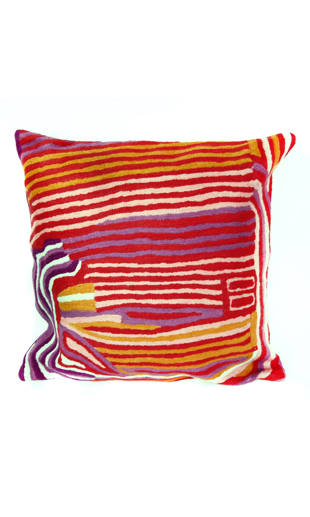 Aboriginal Art Cushion Cover by Mary Anne Nampijinpa Michaels (2)
