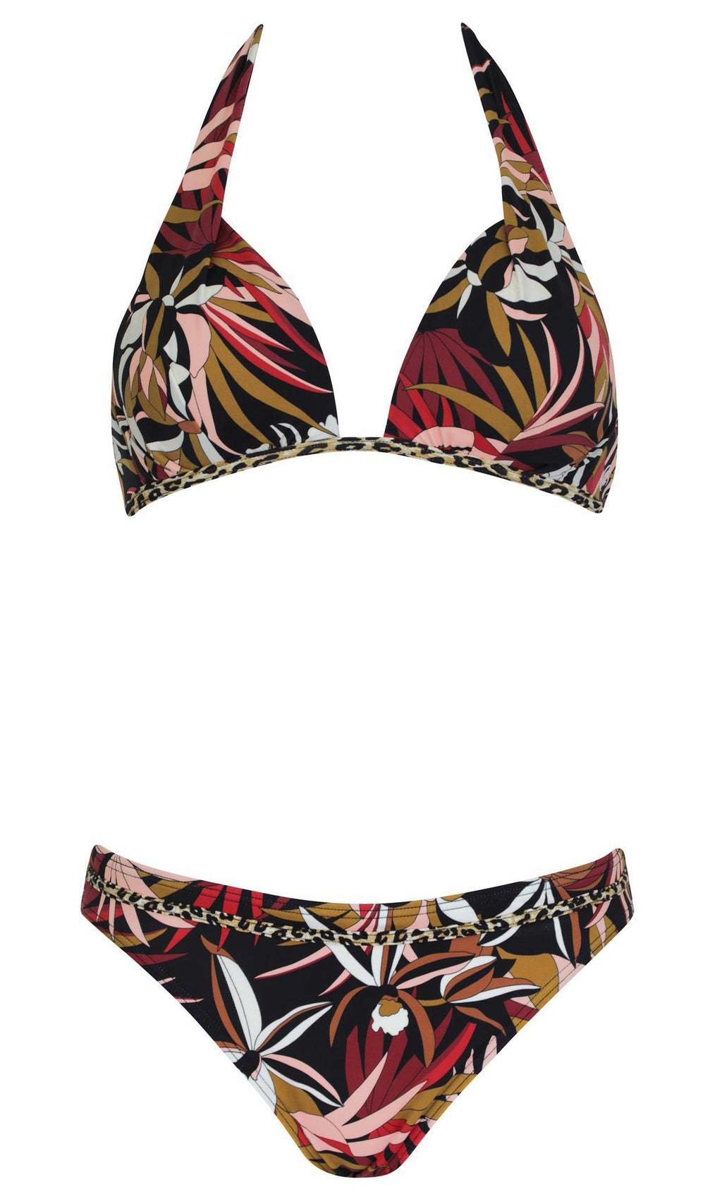 Bikini Set Cougar Jungle, Variable Underbust, Special Order A Cup to D Cup
