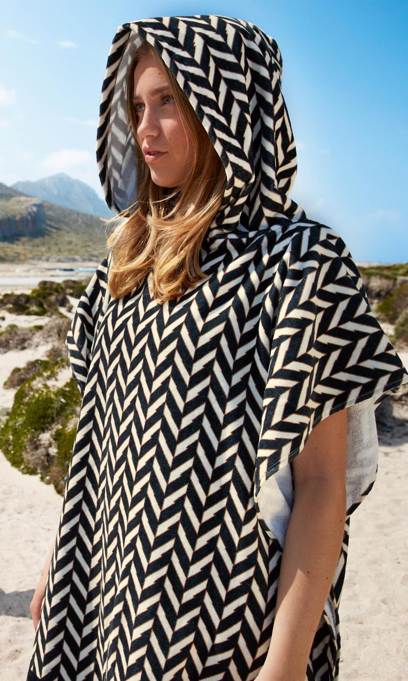 Hooded Towel Zig Zag, Special Order Available