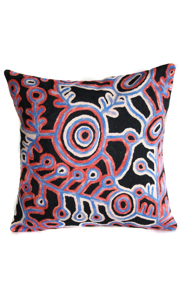 Aboriginal Art Cushion Cover by Theo Hudson (2)