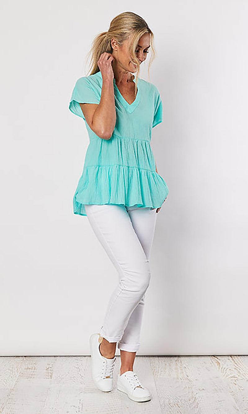 Cotton Tiered Tunic, More Colours