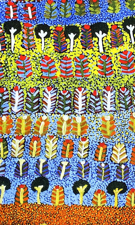 Aboriginal Art Cotton Tea Towel by Rosie Ngwarrin Ross (2)