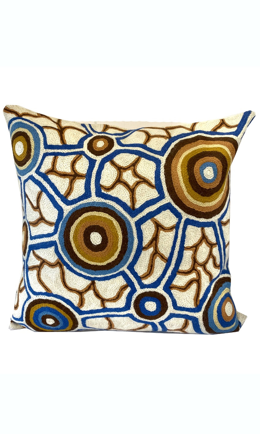 Aboriginal Art Cushion Cover by Bianca Gardener Dodd (2)