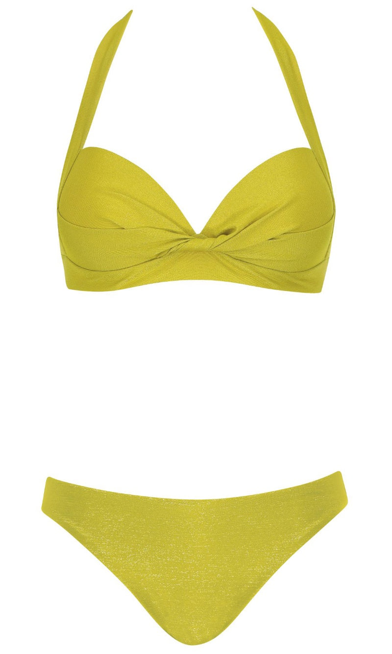 Bikini Set Block Citrus, More Colours, Special Order A Cup to C Cup