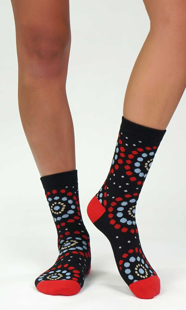 Cotton Socks Aboriginal Art My People