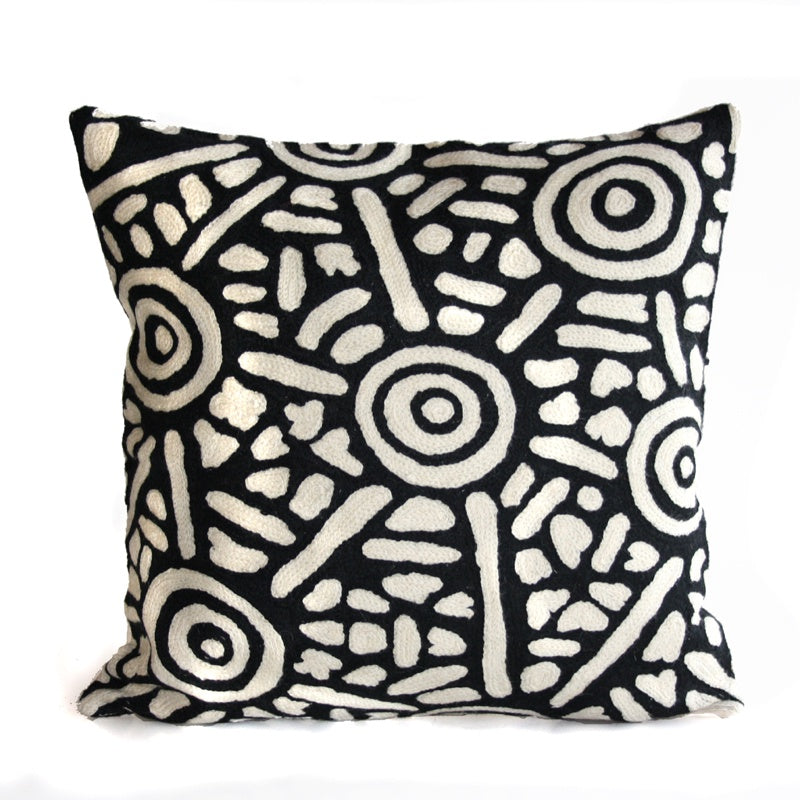 Aboriginal Art Cushion Cover by Anthea Nangala Granites