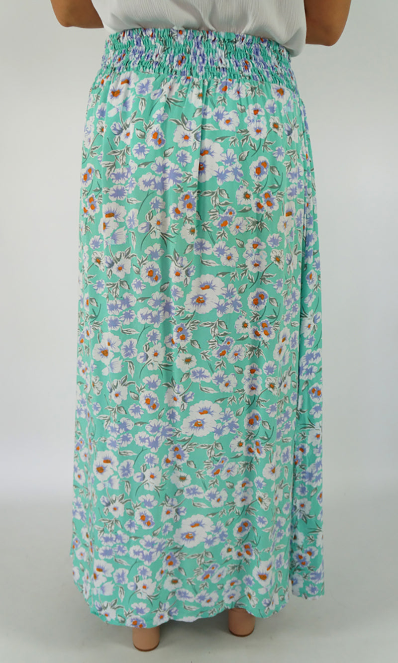 Rayon Skirt Amber Floral, More Colours