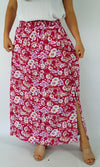 Rayon Skirt Amber Floral, More Colours