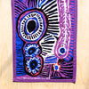 Aboriginal Art Cotton Table Runner by Murdie Nampijinpa Morris