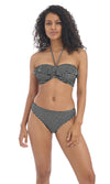 Check In Monochrome UW Bandeau Bikini Top, Special Order D Cup to G Cup