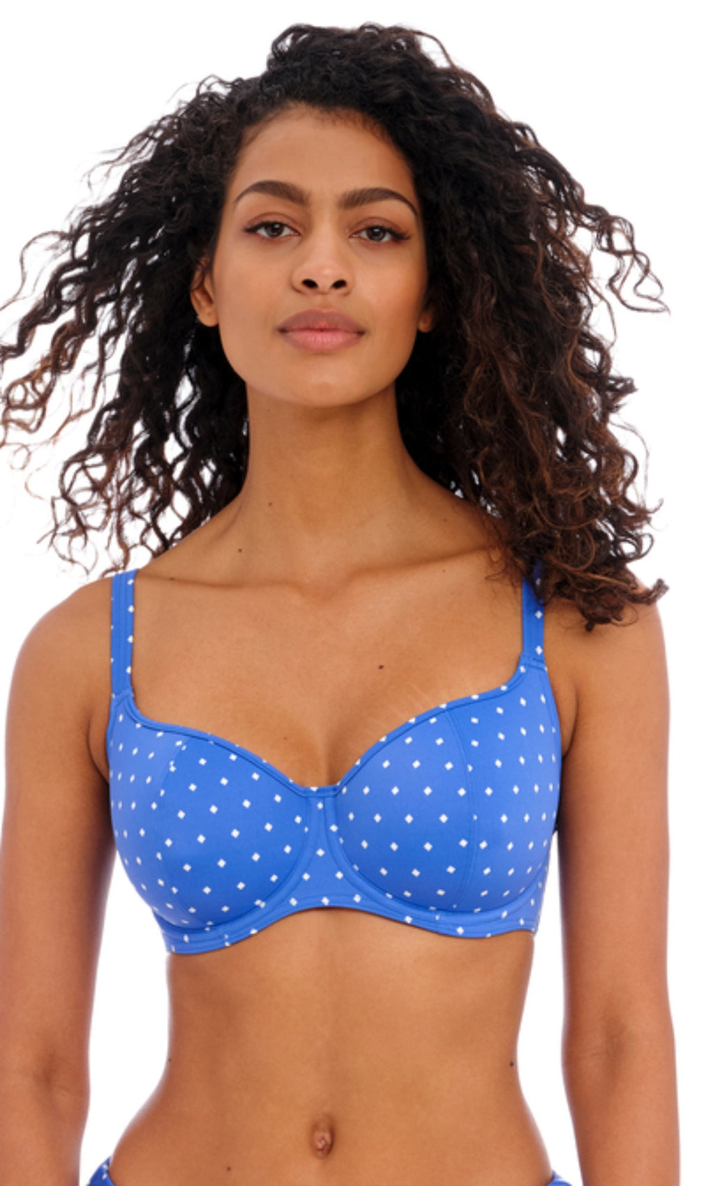 Jewel Cove Azure UW Sweetheart Bikini Top, Special Order D Cup to HH Cup