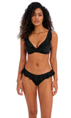 Jewel Cove Plain Black Italini Bikini Brief, Special Order XS - XL
