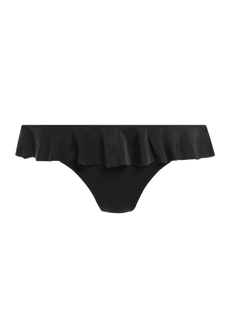 Jewel Cove Plain Black Italini Bikini Brief, Special Order XS - XL