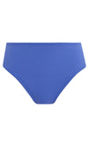Jewel Cove Plain Azure High Waist Bikini Brief, Special Order XS - 2XL