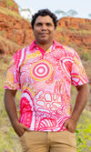 Aboriginal Art Unisex Polo Manu