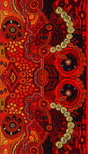 Aboriginal Art Organic Cotton Sarong by Damien and Yilpi Marks