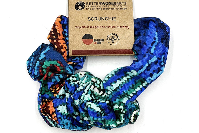 Aboriginal Art Scrunchie by Julie Woods