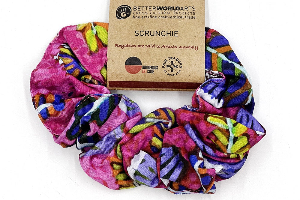 Aboriginal Art Scrunchie by Rosie Ross